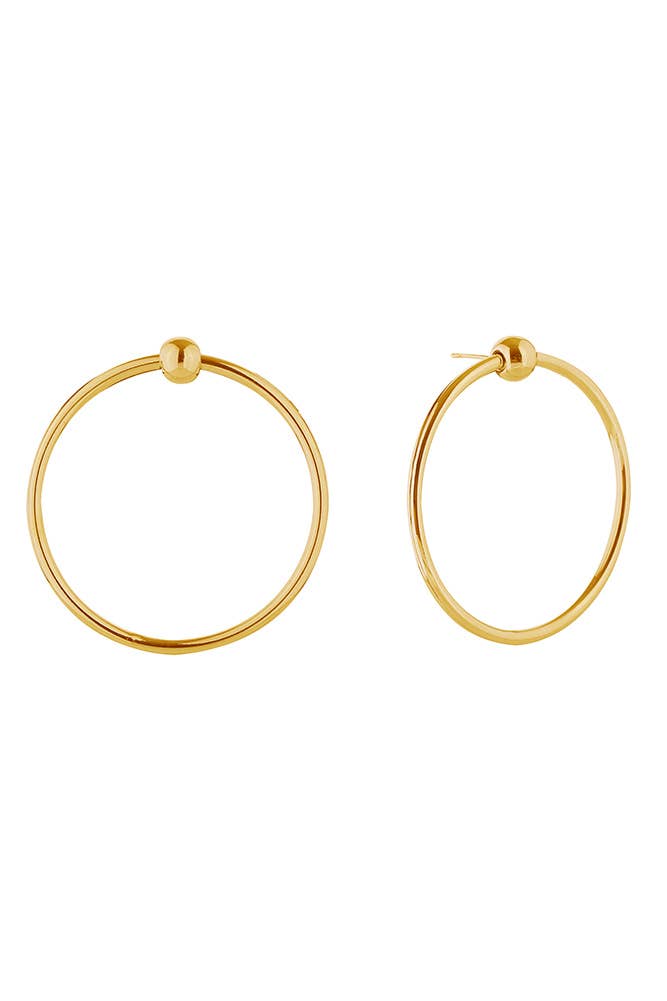 Hana - Wholesale Dangle Earrings - 14K Faye Knocker Post Earrings0