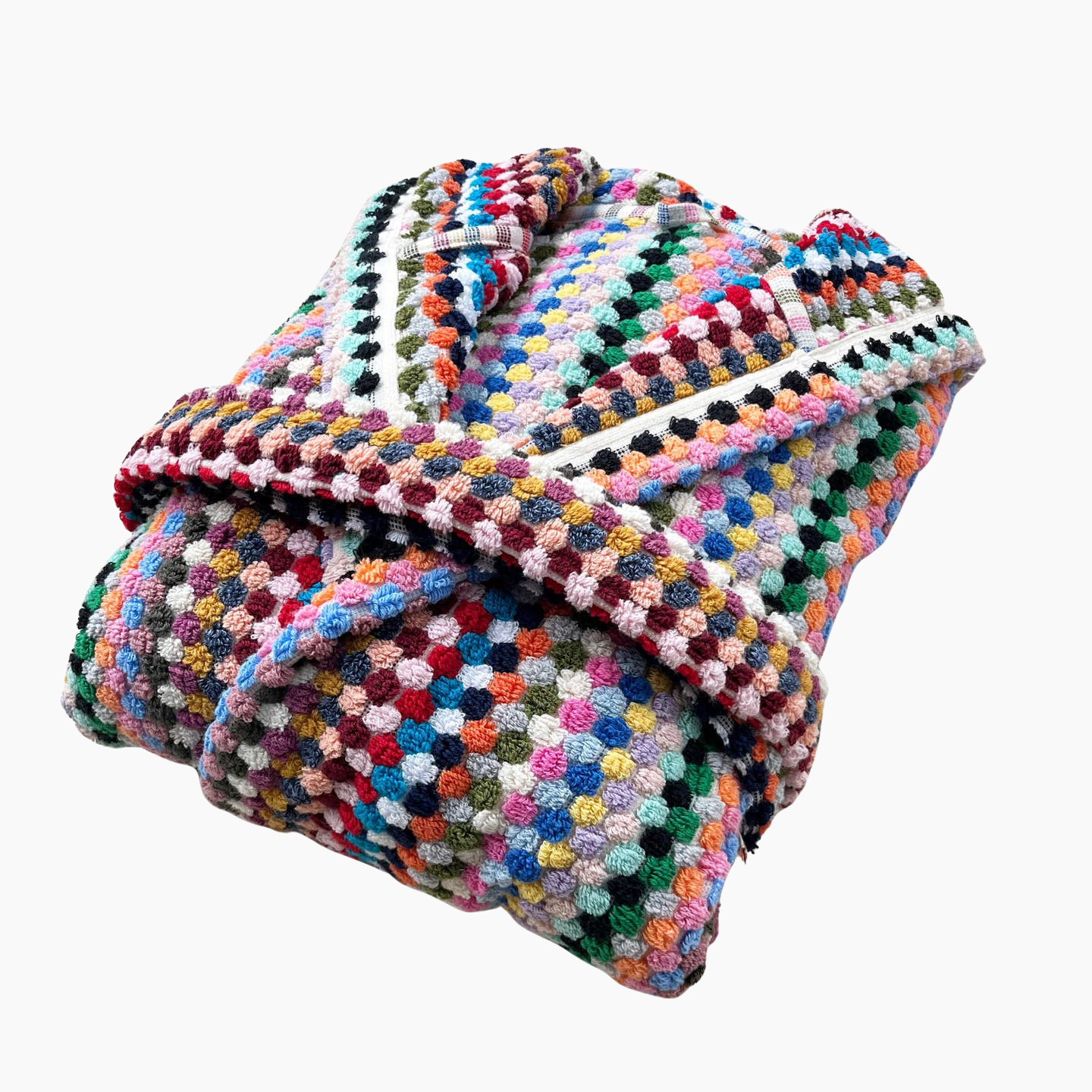 Kikoya – wholesale Morgonrock - Unisex – Pom Pom Badrock Handvävd Turkisk Bomull Resort Tung Lyx9