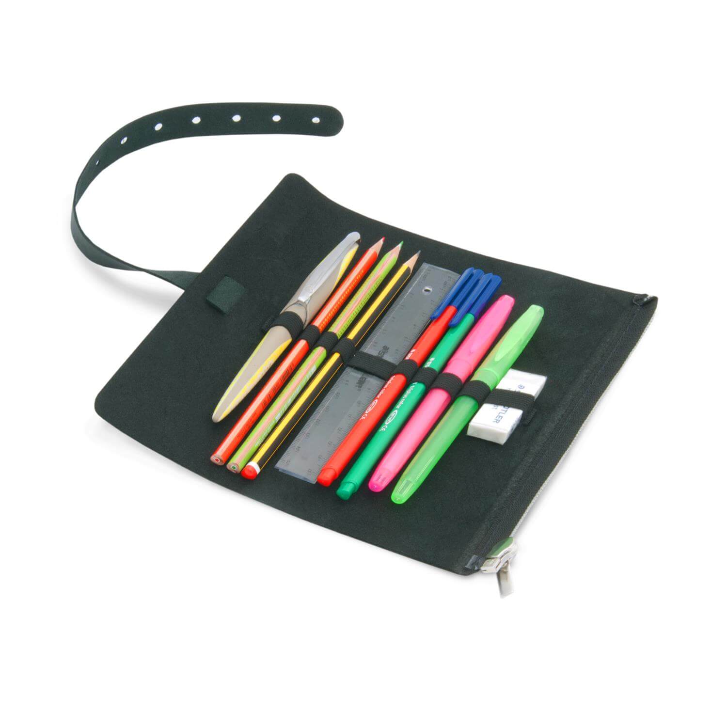 Thielemann Leather Manufacturer – wholesale Pencil case/pouch – THEWO | “Tamea” 3 in 1 wrap pencil case8