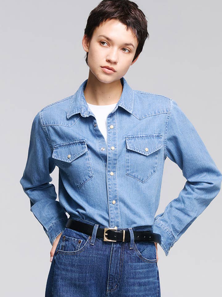 The Freeway Classic Western Shirt HJ908 for wholesale by Hey Joanie