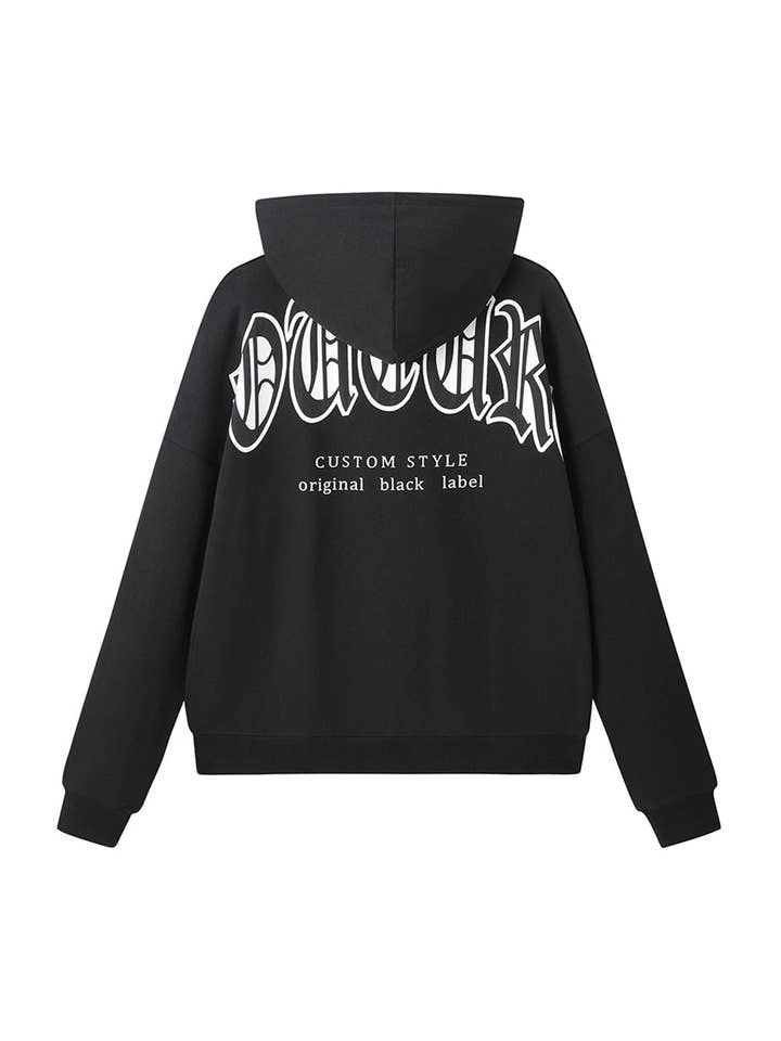 Herren Black Label "COUTURE" Hoodie für den Großhandel von Black Label x Raw