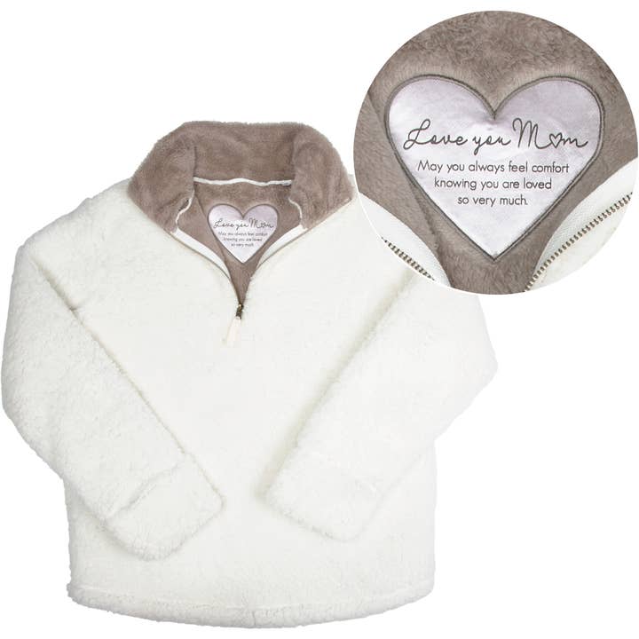 Mom - XXL Sherpa Pullover Sweatshirt for wholesale by Pavilion