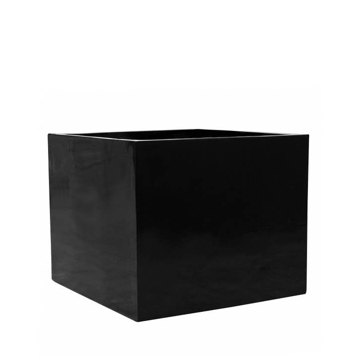 Jumbo L - Noir - L35,43 po x l35,43 po x H32,68 po pour la vente par Pottery Pots