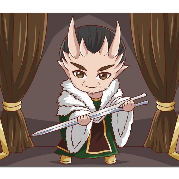 Lord Xander Spillemåtte for engroshandel hos Mega Chibi