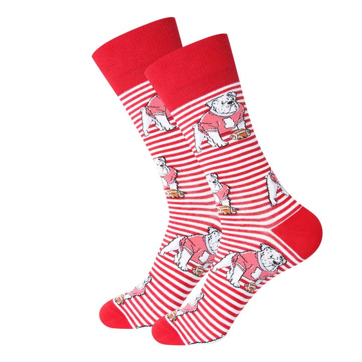 Calcetines Bulldog a Rayas para venta al por mayor de Barrel Down South