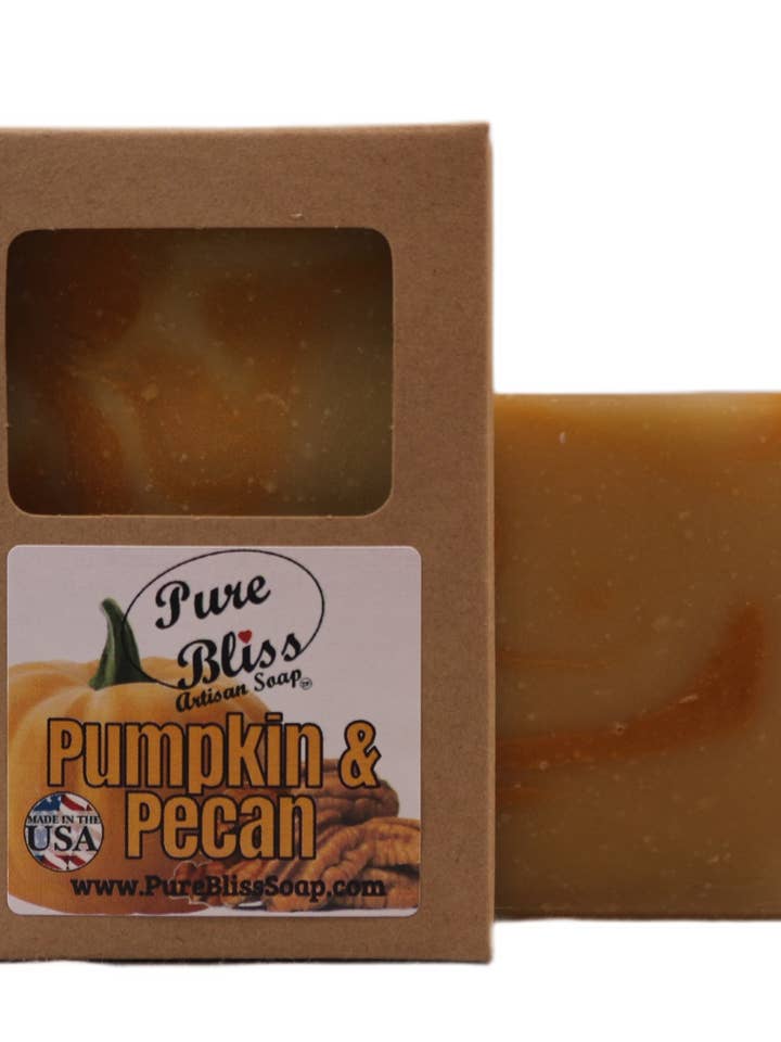 Pumpkin & Pecan Bar Soap for wholesale by Pure Bliss