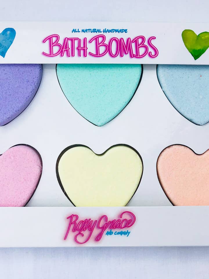 Heart Bath Bombs geschenkdoos voor wholesale door Roxy Grace
