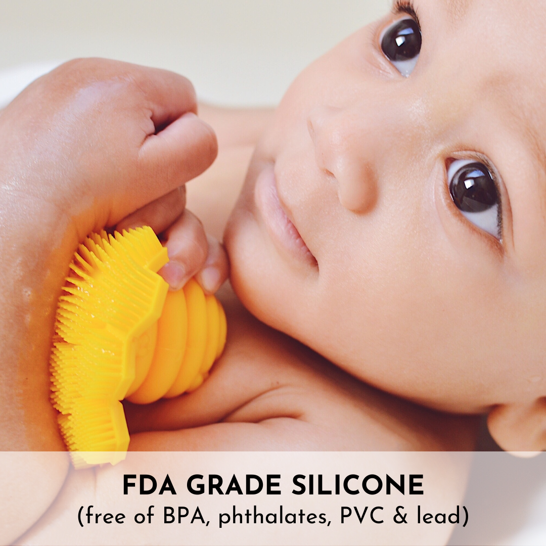 Big Bee, Little Bee - Vente Éponge - Enfant et bébé - Épurateur en silicone original ScrubBee Easy-Grip1