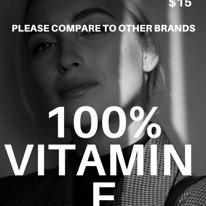 Endast ren E-vitaminolja utan att blanda med bäraroljor. för wholesale av gbb Goodbetterbest Skin