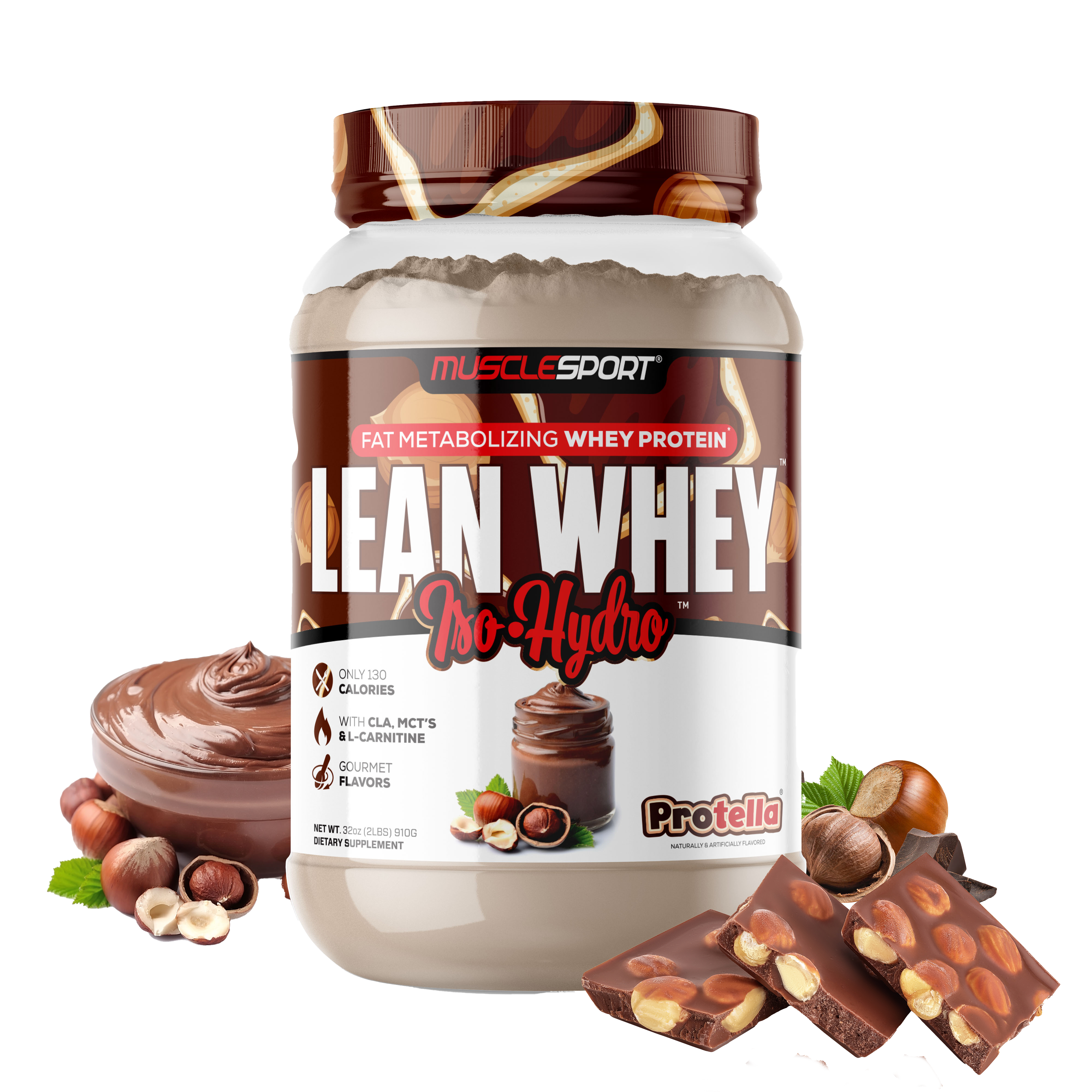 MuscleSport - Wholesale Protein/superfood powder - Lean Whey® Iso Hydro Gourmet Protein 2lb - Limited Edition78