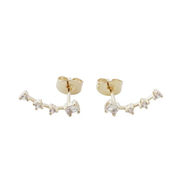Honeycat Jewelry - Wholesale Stud/Post Earrings - Little Dipper Crawler Studs9