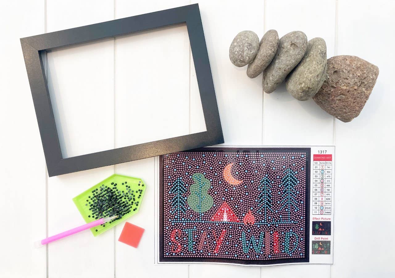 Addison Lane Designs Inc. - Wholesale DIY Craft Kit - Stay Wild Diamond Art Kit1