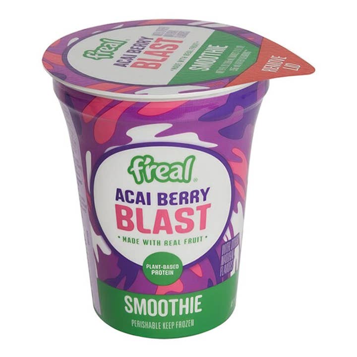 f'real Blend and Go Acai Berry Blast Smoothie 8 fl. oz. - 12 Pieces WS-108FRE80116 for wholesale by FIXTUREDISPLAYS