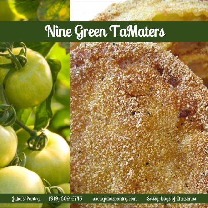 Julia's Southern Foods, LLC – wholesale Bread mix – Fried Green Ta-Maters (Tomato) Mix, 9oz Cloth