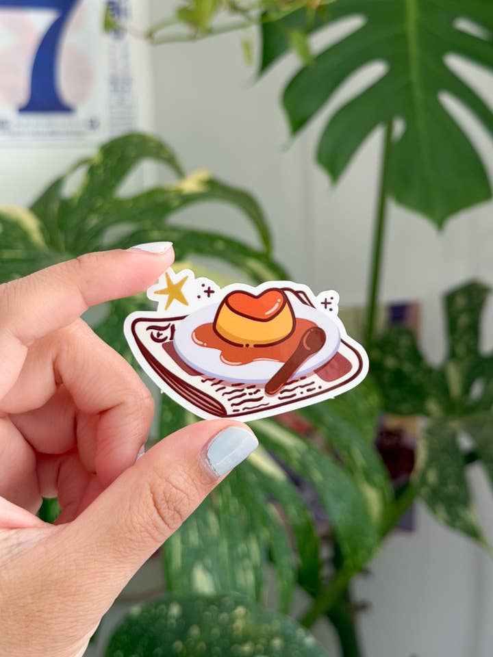 Autocollant Flan pour la vente par Marlene Vega Studio