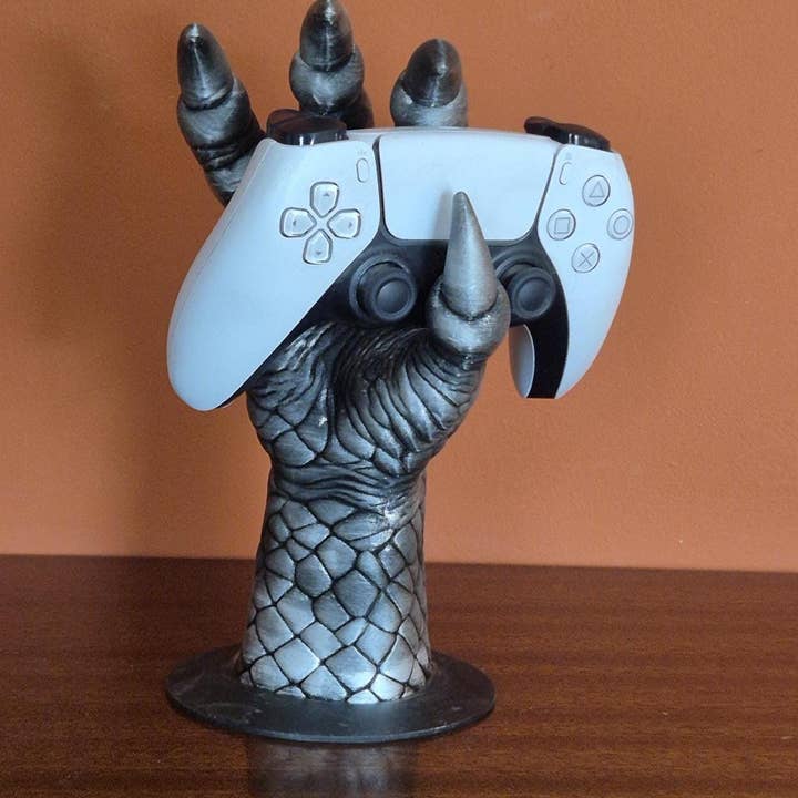 Dragon Claw-controllerstander – fantasy-spiltilbehør til PS5, Xbox og PC – unik gave til gameren, geek-skrivebordsdekoration for engroshandel hos 3DijkstraFinds