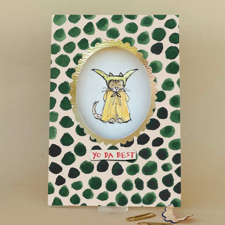 ' Yo Da Best ' Greetings Card FP3634 for wholesale by Poet and Painter