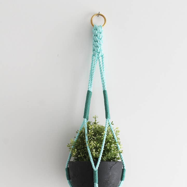 Handmade Macrame Plant Hanger, no fees/tariffs to USA* for wholesale by Freefille Market