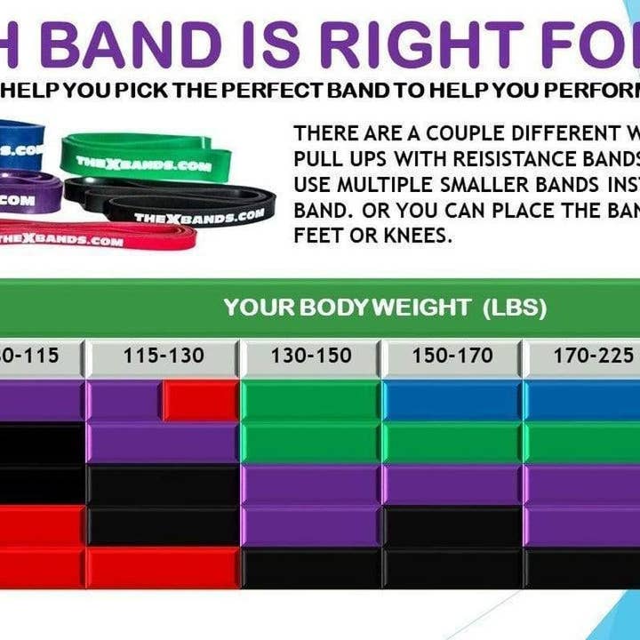 The X Bands - Wholesale Fitness Equipment - 1 3/4" Wide Green 100lb Resistance Loop Workout Band - Perfect for pull ups or hip thrusts