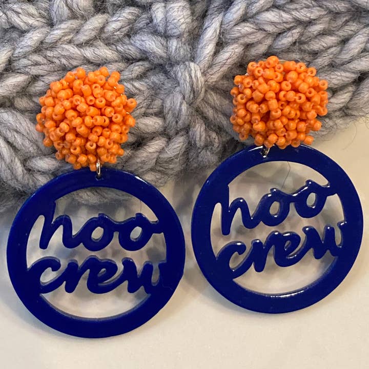 College Game Day Earrings UVA for wholesale by ALLIE JUNE