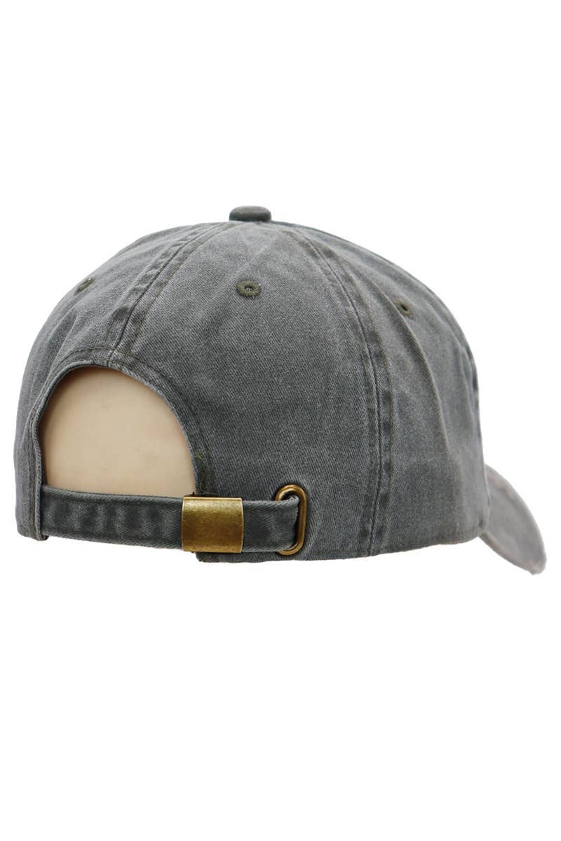 Cap Zone - Wholesale Baseball Cap - Unisex - Distressed Dirty Wash Five Panel Baseball Cap13