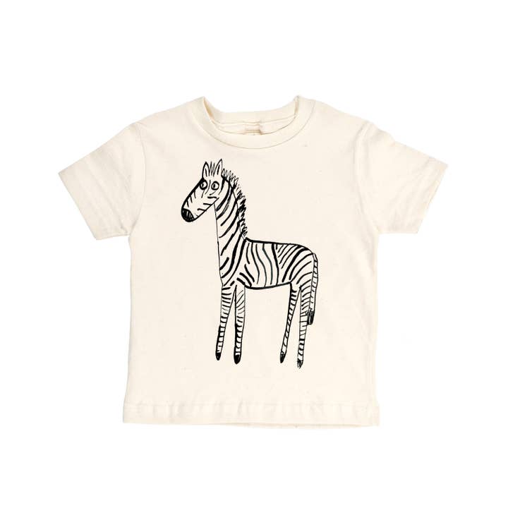 Zebra T-Shirt for engroshandel hos JOAN RAMONE