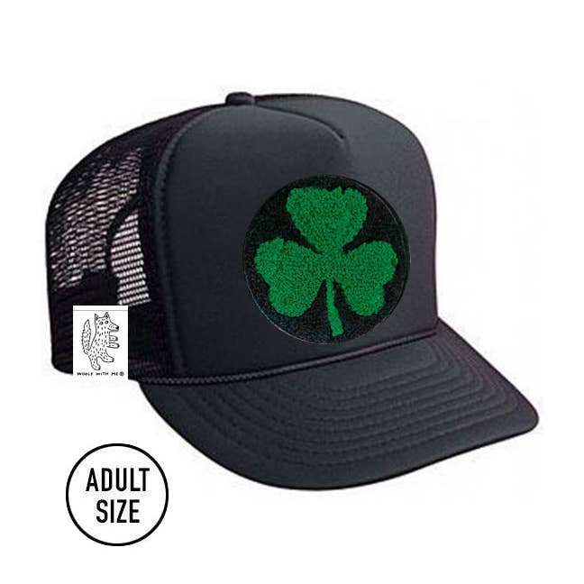 Kelly Green Velcro Patch Shamrock for wholesale on Faire2