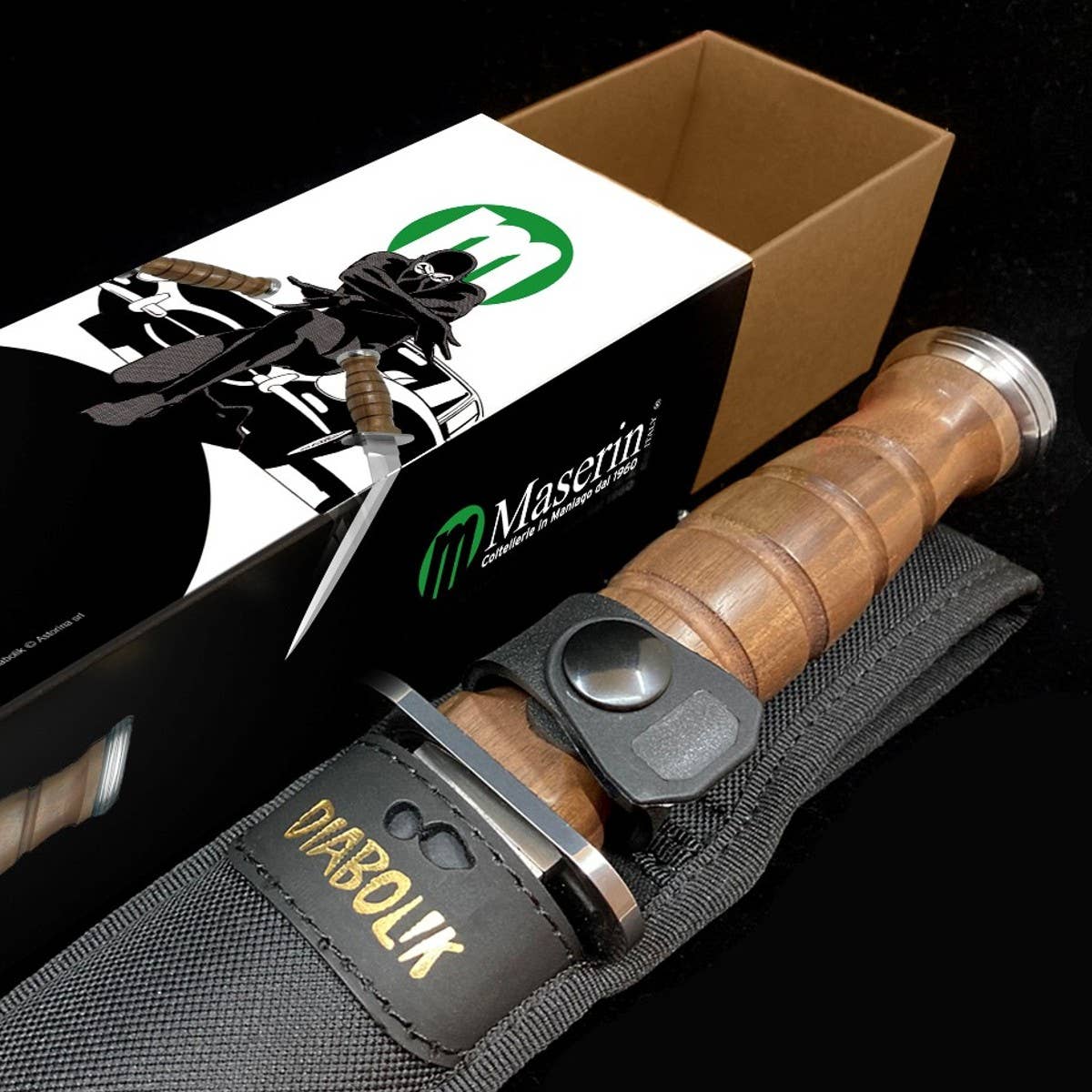 Maserin - Wholesale Pocket Knife/Holder - 999 LG “Diabolik” collector's knife4