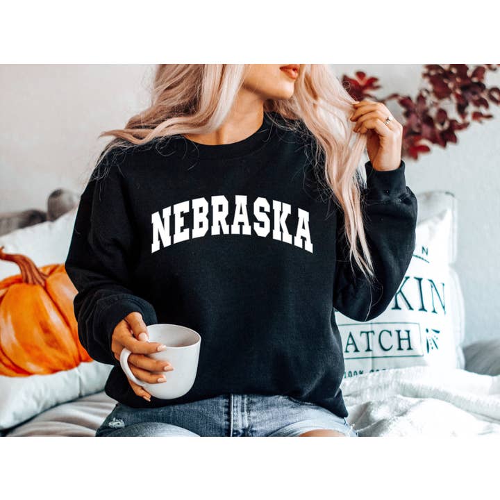 VibeClothing - Wholesale Graphic Sweatshirt - Women's - Nebraska Sweatshirt