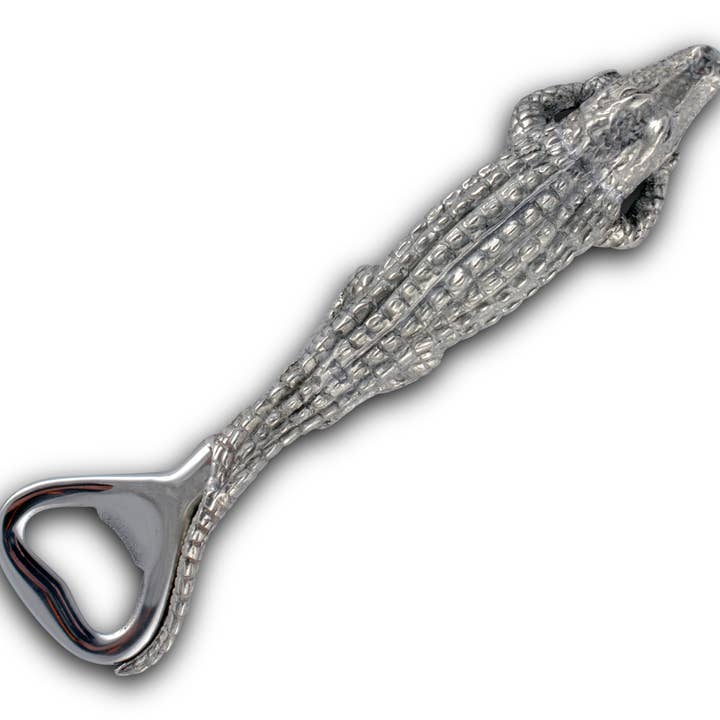 Vagabond House - Wholesale Bottle/Wine Opener - Pewter Alligator Handle Bottle Opener