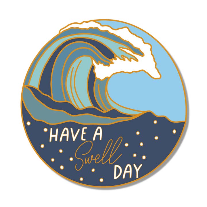 Heb een deining Day Sticker voor wholesale door Patches and Pins