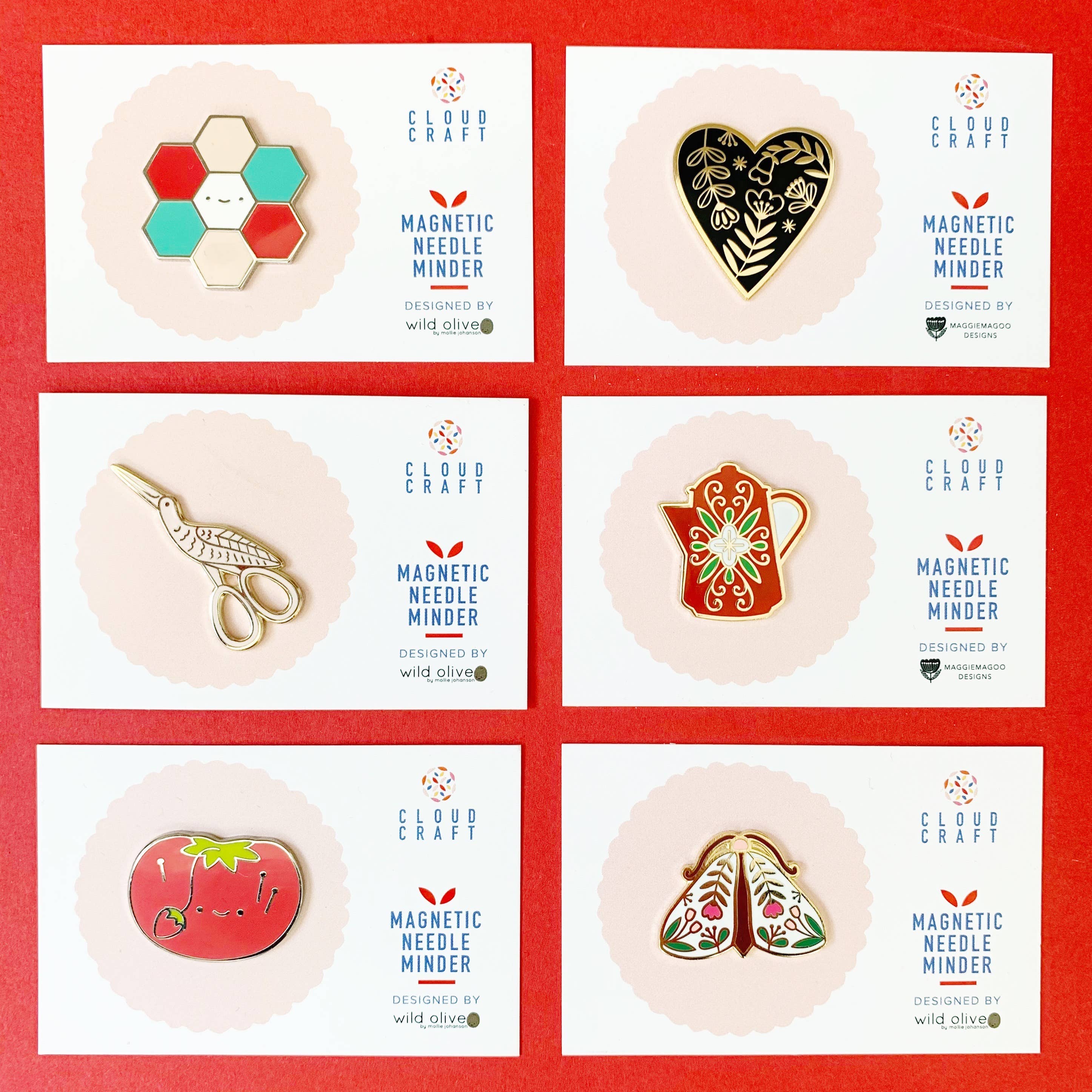 Cloud Craft - Wholesale Borduurbenodigdheden - Koffiepot Magnetic Needle Minder1