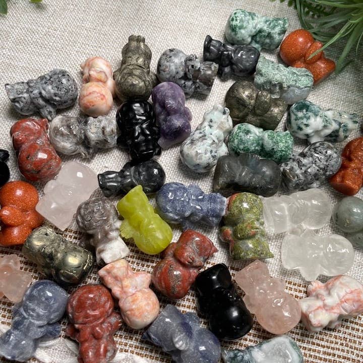 Copper Ashes - Wholesale Spiritual Stone/Crystal - Crystal Cherub Angel16