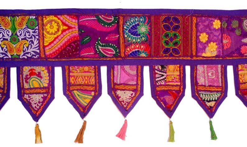 GYPSY STUDIO - Wholesale Tapestry/Textile - Door Toran Boho Window Valence Indian Door Hanging Bohemian0