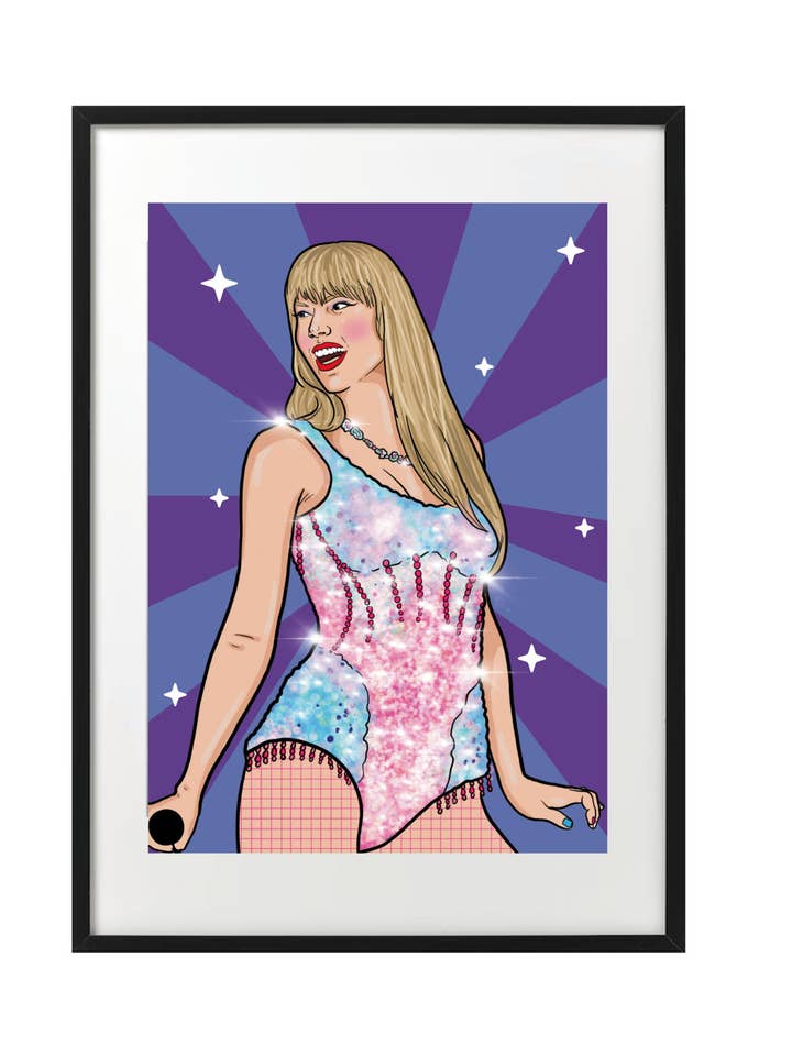 Taylor Shimmer Art Print A4 Format for wholesale by Studio Soph (We Pay Your Import Fees - We Ship DDP)