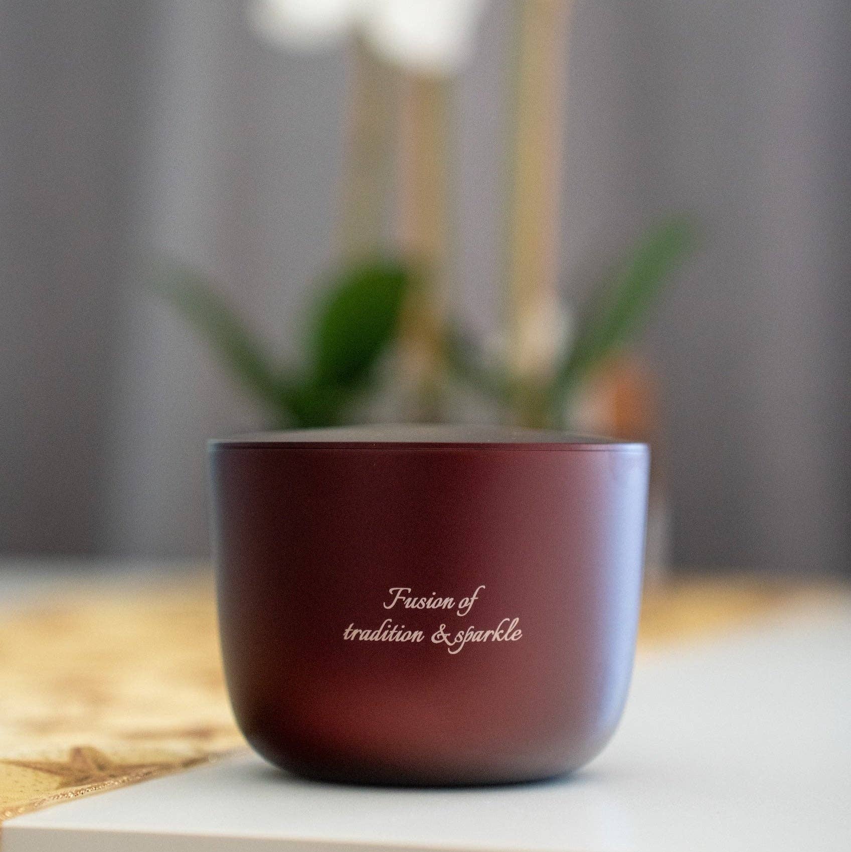 Lunaire - Wholesale Jar/Filled Candle - Forever Jar Burgundy | Aluminium Forever Candle9