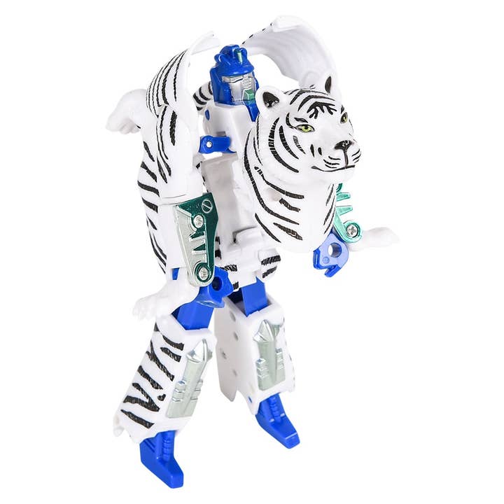 La Luna Bella - Toys - Vente Jouet classique – enfant - Jouets pour enfants WHITE TIGER ROBOT ACTION FIGURE LLB
