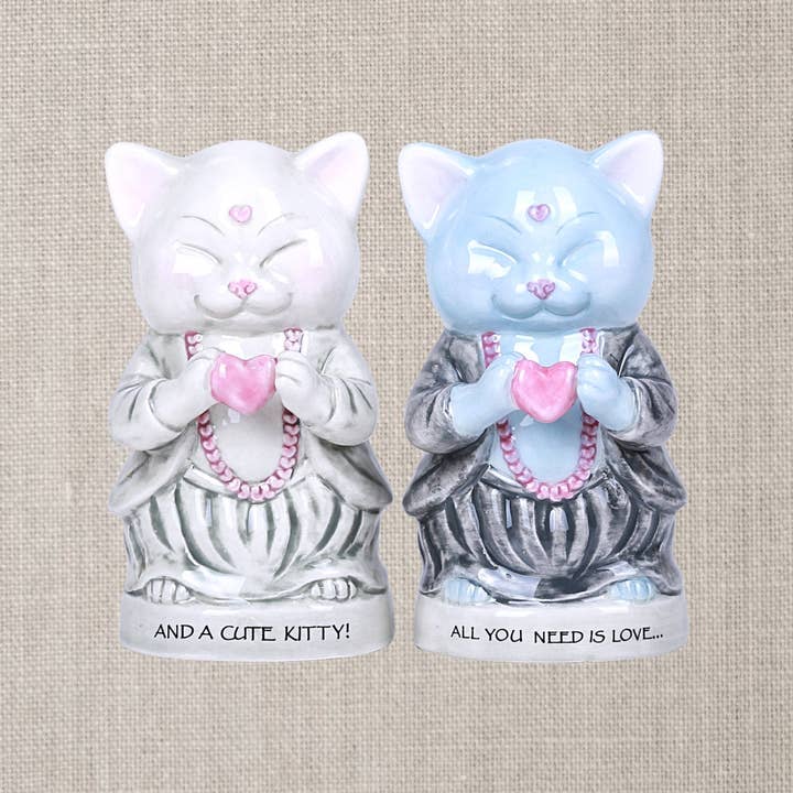 Master Meow Salt and Pepper Shaker Set for wholesale by Pacific Trading