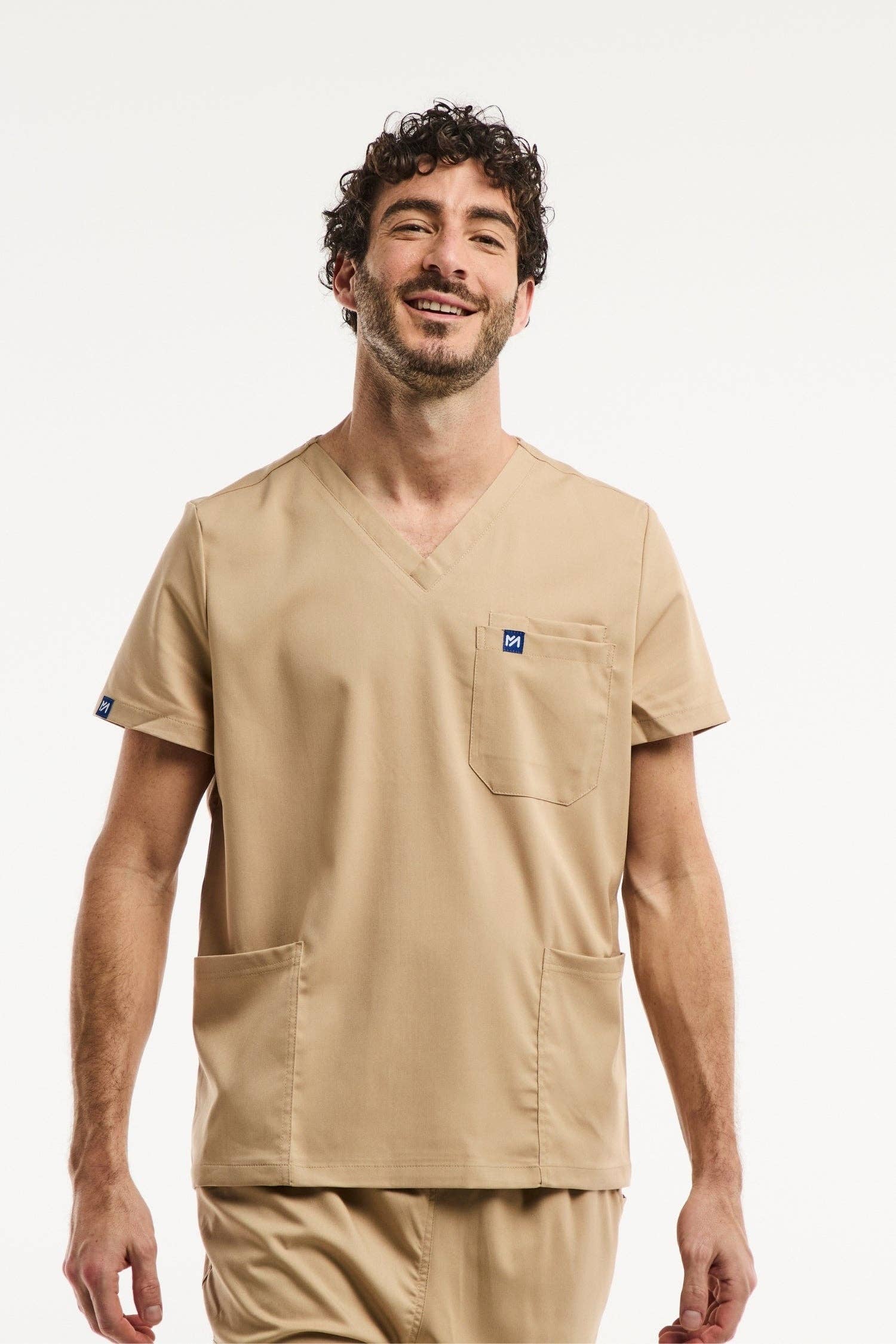 Beige Clair LUCA - Medicinsk tunika - Herre - Lys Beige for engroshandel på Faire1