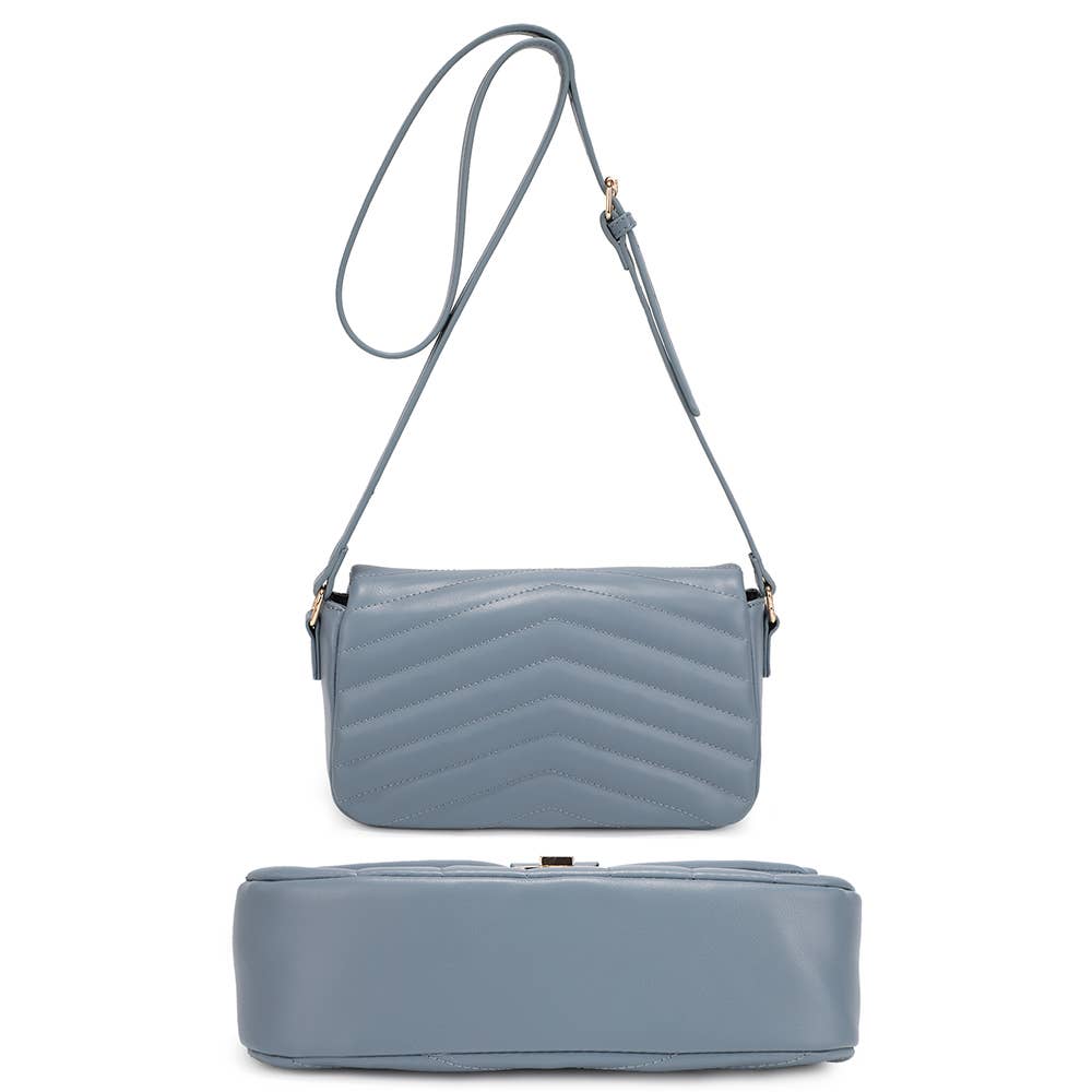 JOIA ACCESSORIES - Wholesale Crossbodytas - Dames - 2-IN-1 GEKWILTE ONTWERP CROSSBODY MET PORTEMONNEESET, ZS 207092