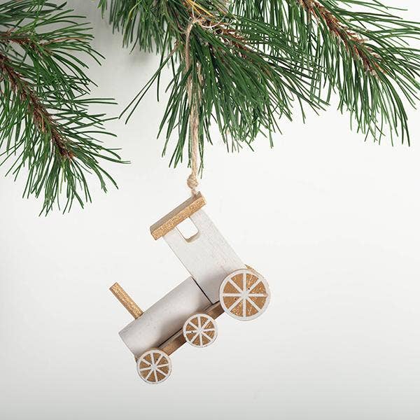 Forpost Trade Inc - Wholesale Christmas Decoration - Wooden Train Ornament