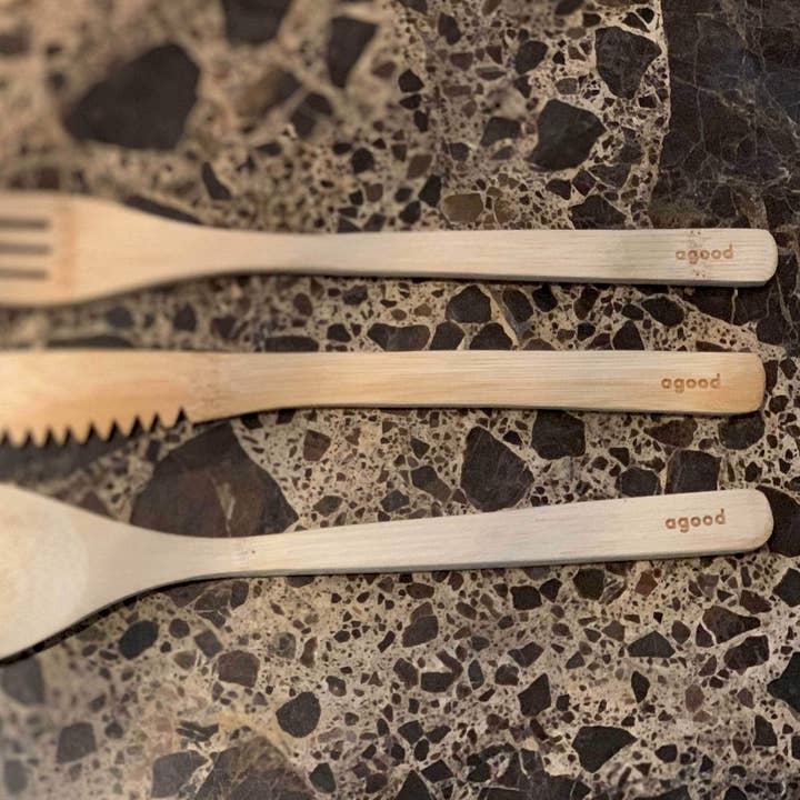 agood company - Wholesale Assorted Cutlery Set - Bamboo Cutlery Set Adult5