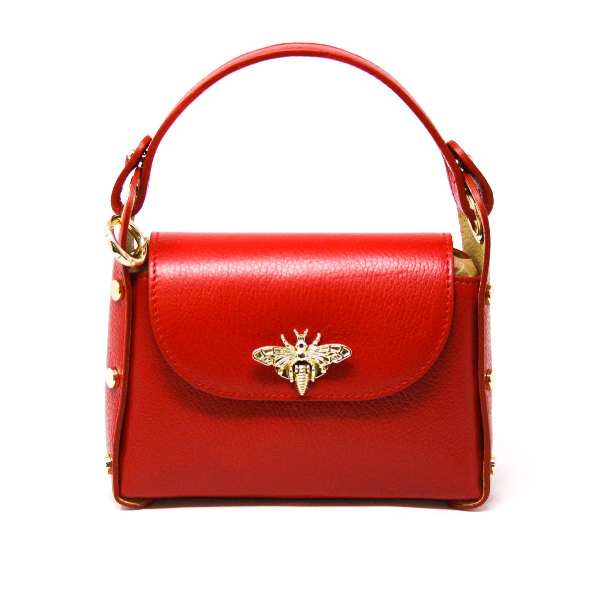 German Fuentes Handbags - Wholesale Top Handle Bag - Women's - GF1085 GENUINE ITALIAN LEATHER BUTTERFLY MINI BAG14