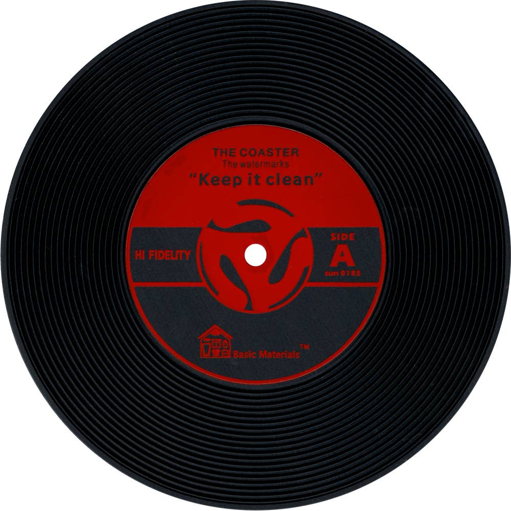 Square Deal Recordings & Supplies - Wholesale Coasters - LP Vinyl Record Coasters 4 COLORS - DJ Music Retro Gift POP2