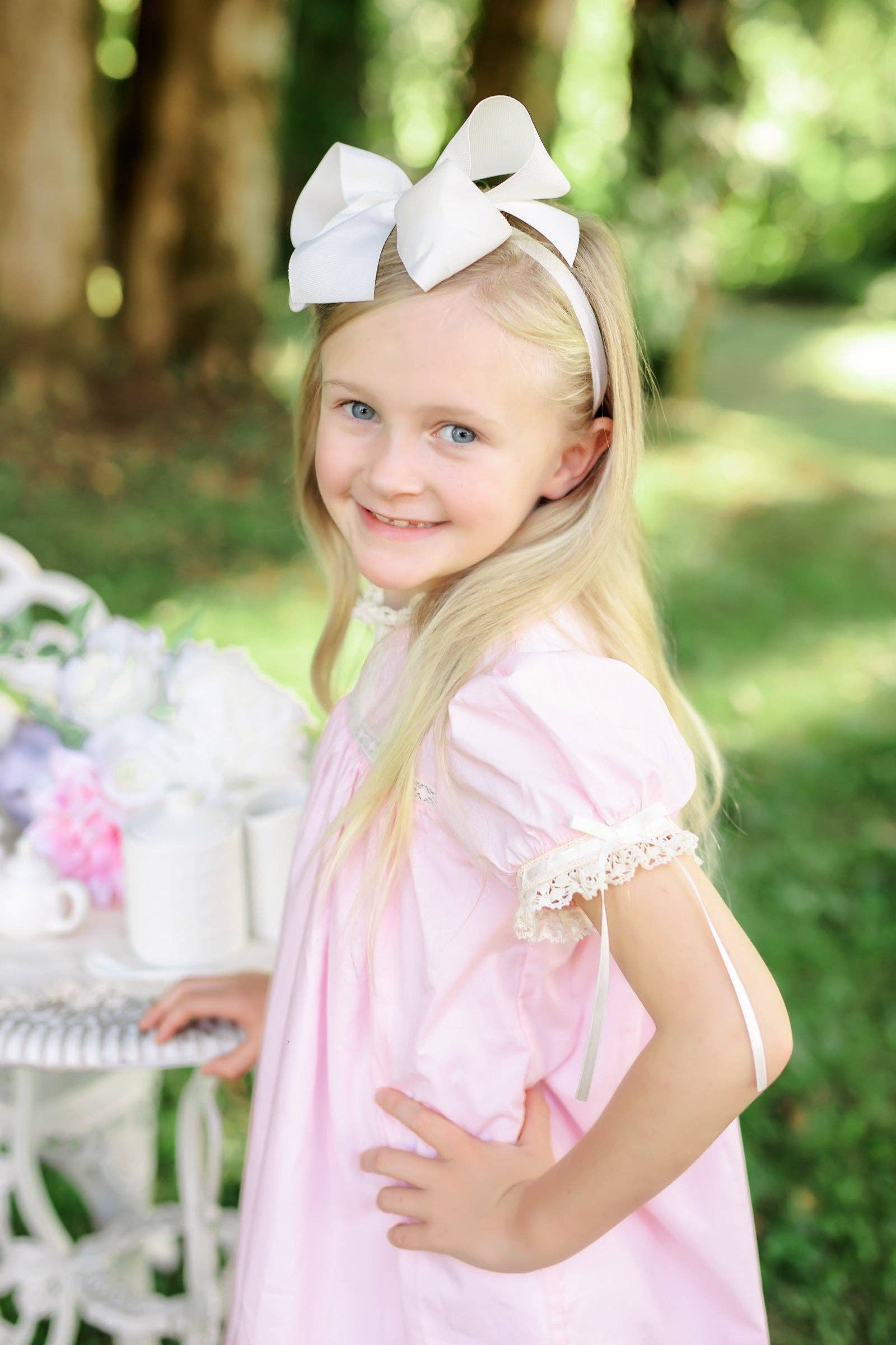 Posh Pickle - Vente Robe – enfant - Robe Héritage à Manches Roses Bristol10