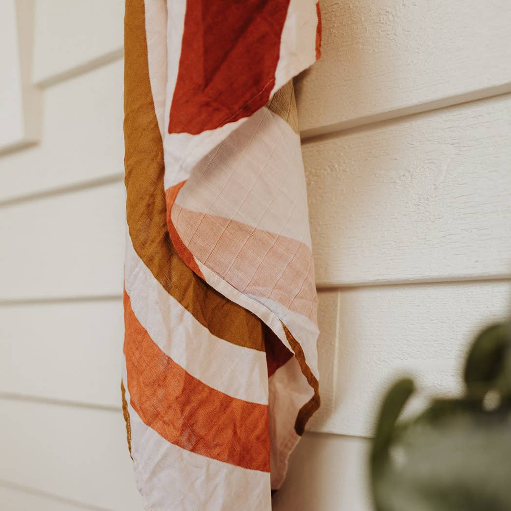Snug as a Bub & Co. - Wholesale Swaddle – Baby - Bohemian Rainbow Muslin Baby Swaddle4