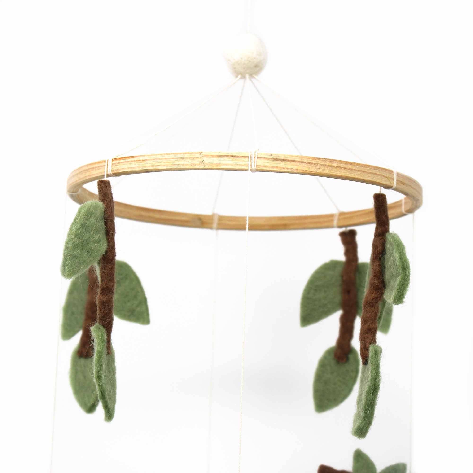 Global Crafts - Wholesale Baby Mobile - Sloths Felt Nursery Mobile3
