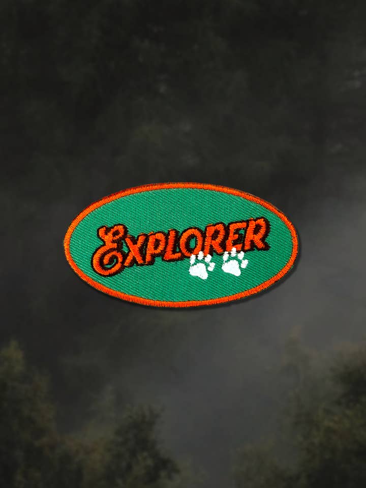 Écusson thermocollant explorateur pour chiens et chats pour la vente par Scout's Honour Pty Ltd