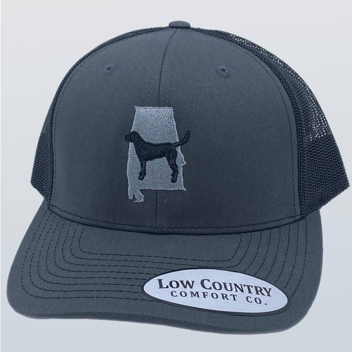 Alabama Lab fuld trækul/sort hat for engroshandel hos Riverbed Threads