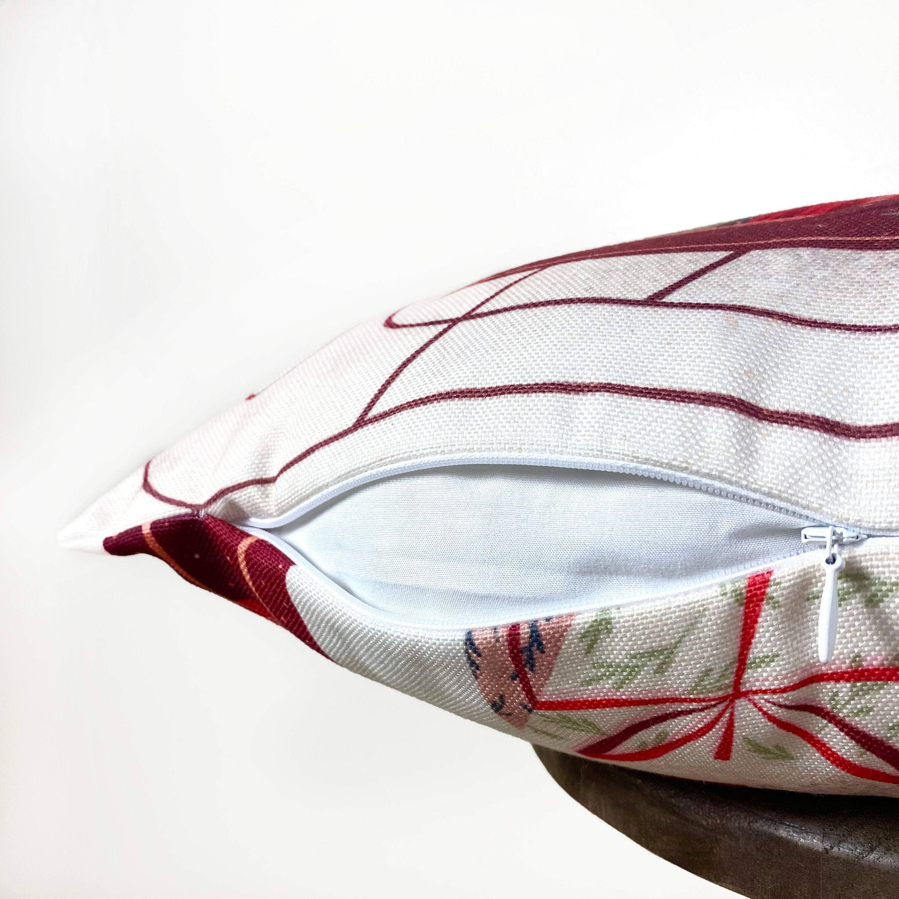 UniikPillows - Vente Housse de coussin - Housse de coussin de Noël pour traîneau cadeau | 18 x 12 | Cadeau de Noël meilleur ami | Décoration de ferme rustique | Coussins de Noël | Cadeau de maman8